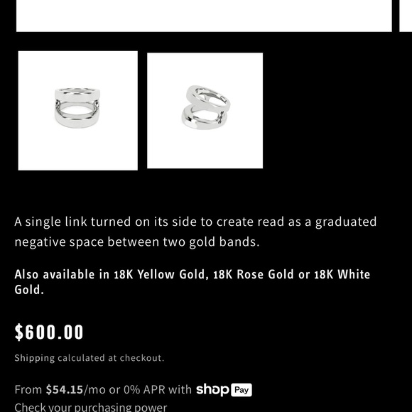 Hoorsenbuhs masque silver ring - Picture 6 of 6